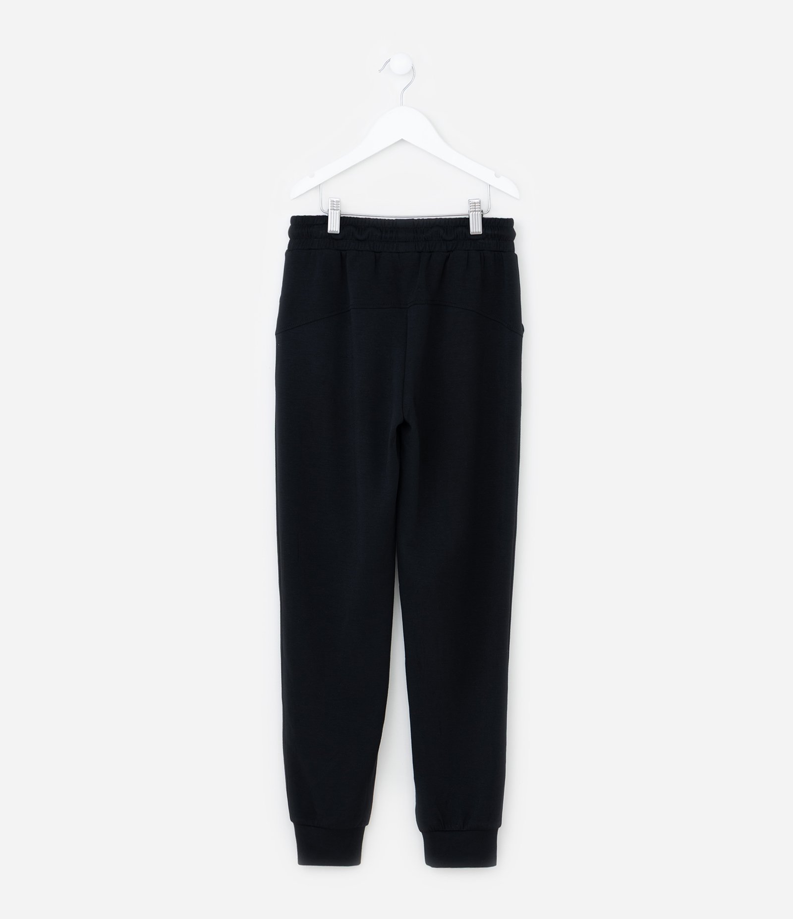 Calça Jogger Infantil em Modal Básica - Tam 5 a 14 Anos Preto 2