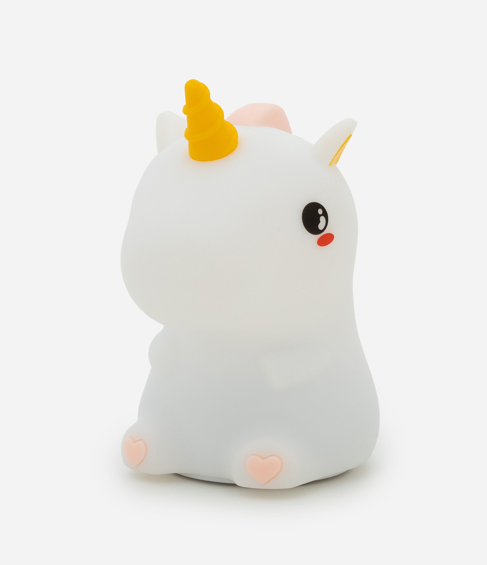 Luminária de Silicone com Formato de Unicórnio Branco 1