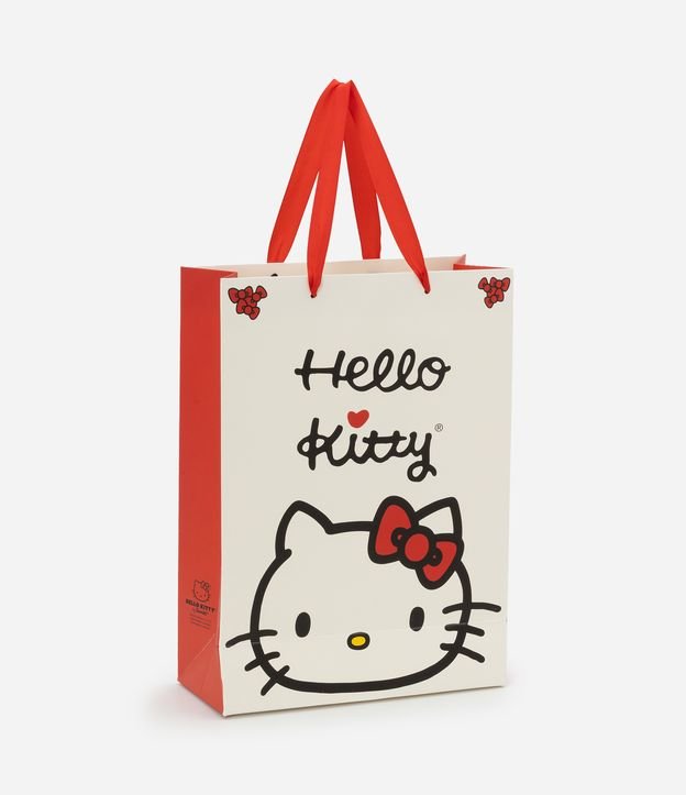 Embalagem de Presente Pequena com Estampa Hello Kitty com Cartão e Envelope