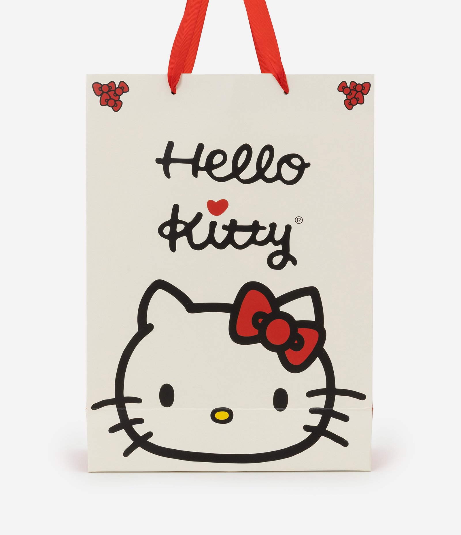Embalagem de Presente Pequena com Estampa Hello Kitty com Cartão e Envelope Off White 2