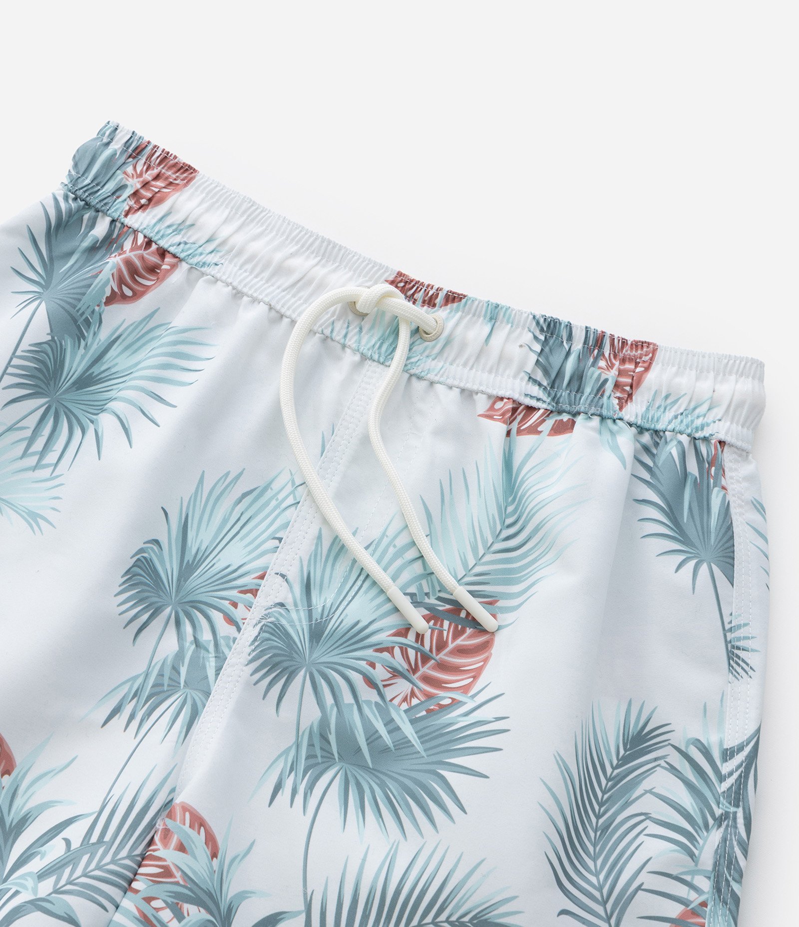 Bermuda Infantil com Estampa de Folhagem - Tam 5 a 14 Anos Branco 5