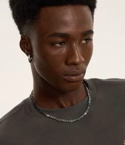 Colar de Estrelinhas em Mix de Materiais