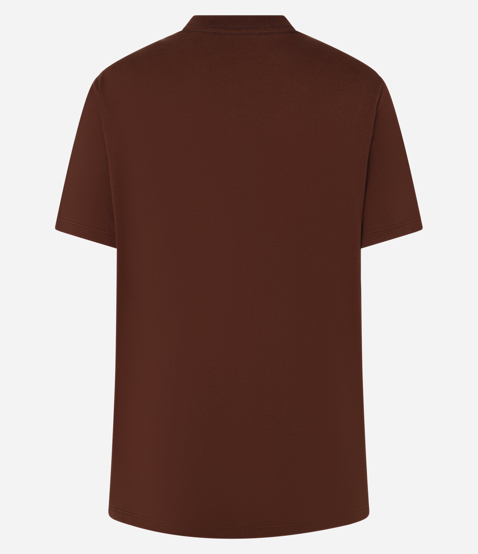 Camiseta em Algodão com Estampa Lámen Marrom 4