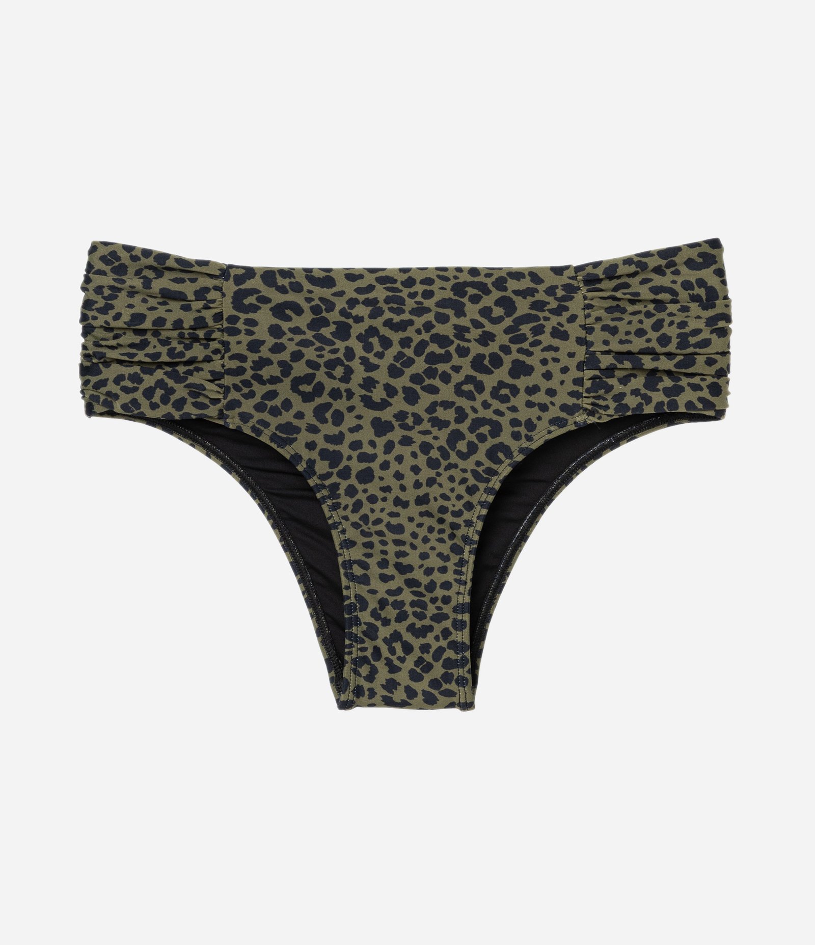 Biquíni Calcinha Sunkini Animal Print com Lateral Franzida Verde 6