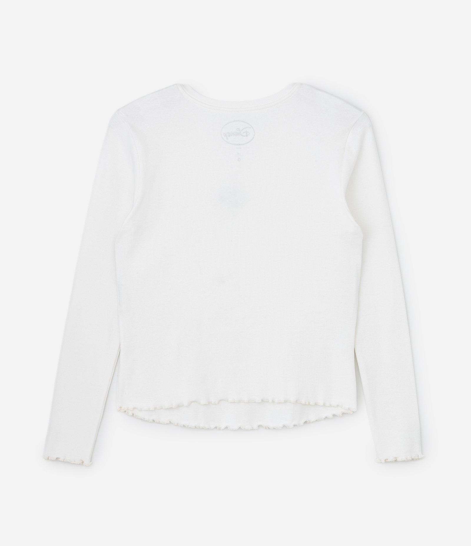 Blusa em Ribana com Bordado Coração Mickey Curve & Plus Size Branco 5