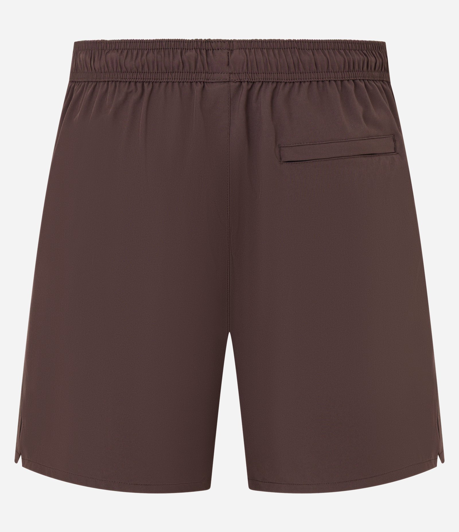 Bermuda Esportiva com Cordão Contrastante e Bolso Marrom 7