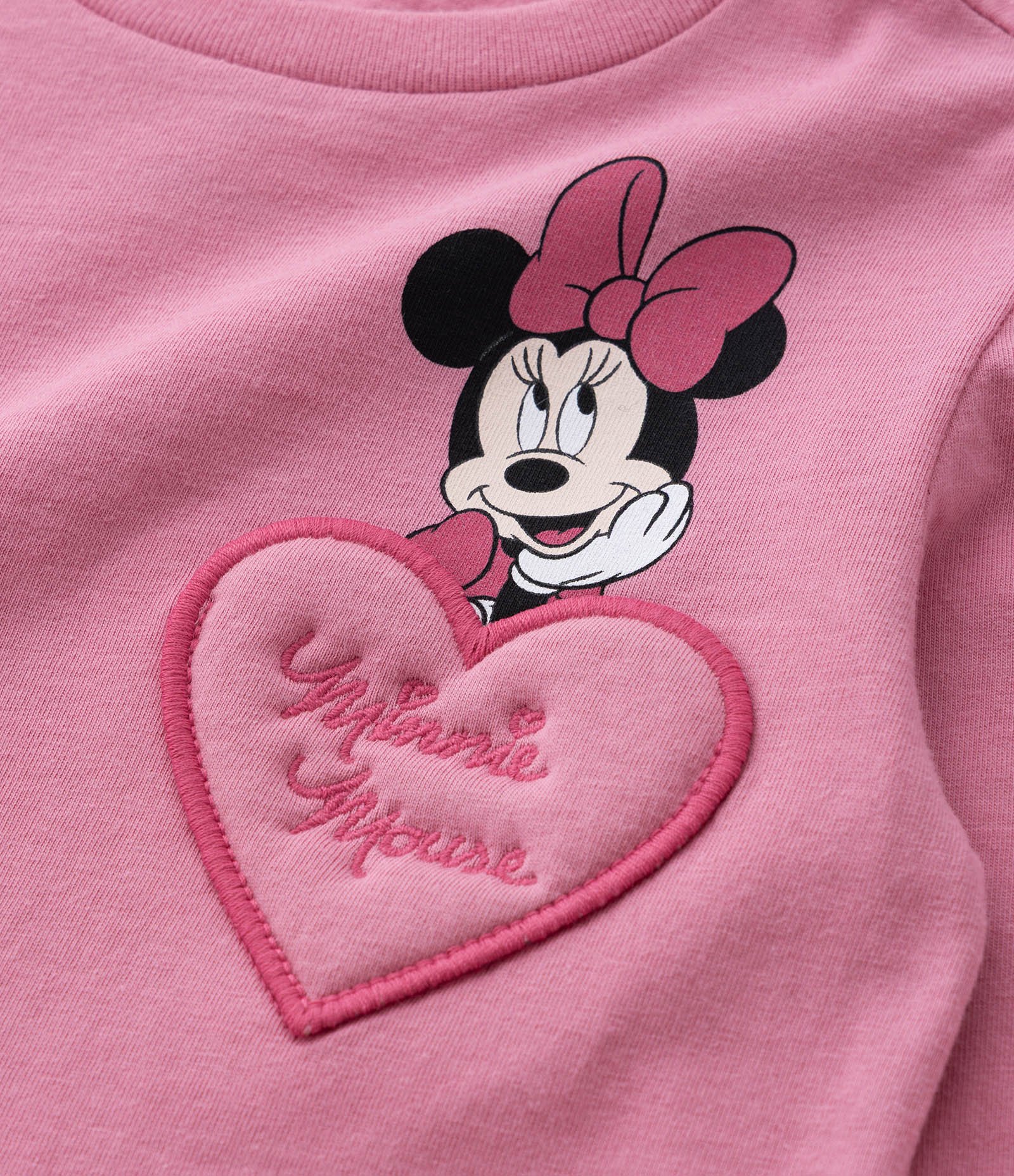 Camiseta Infantil com Estampa Minnie - Tam 1 a 6 Anos Rosa 5