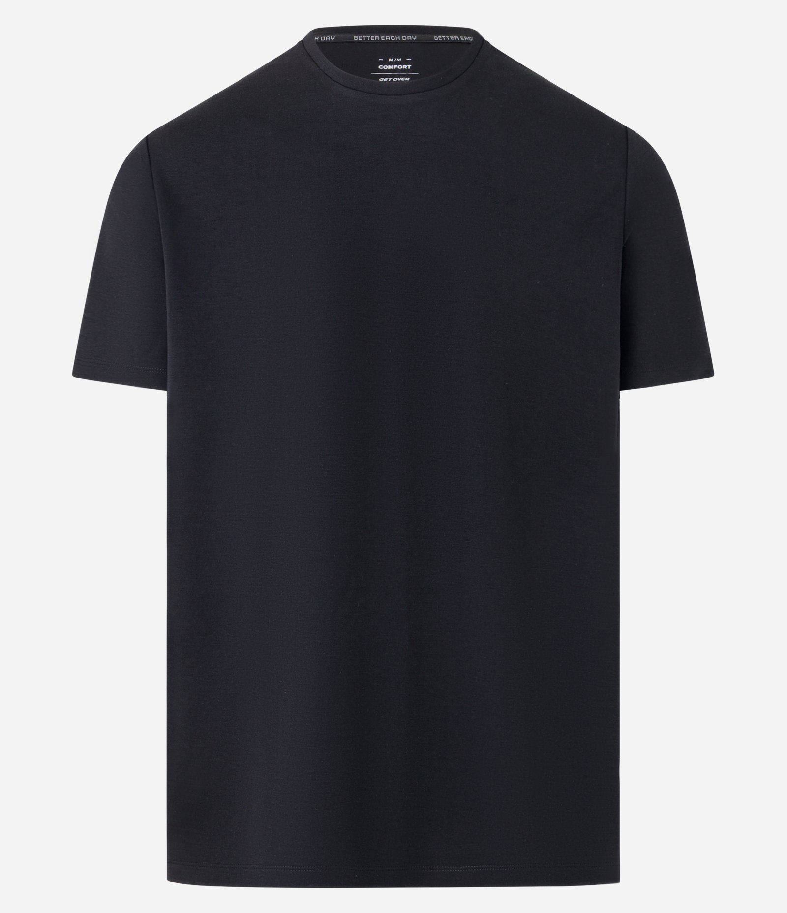 Camiseta Comfort Esportiva em Malha Tecnológica com Tecnologia Dry Preto 6
