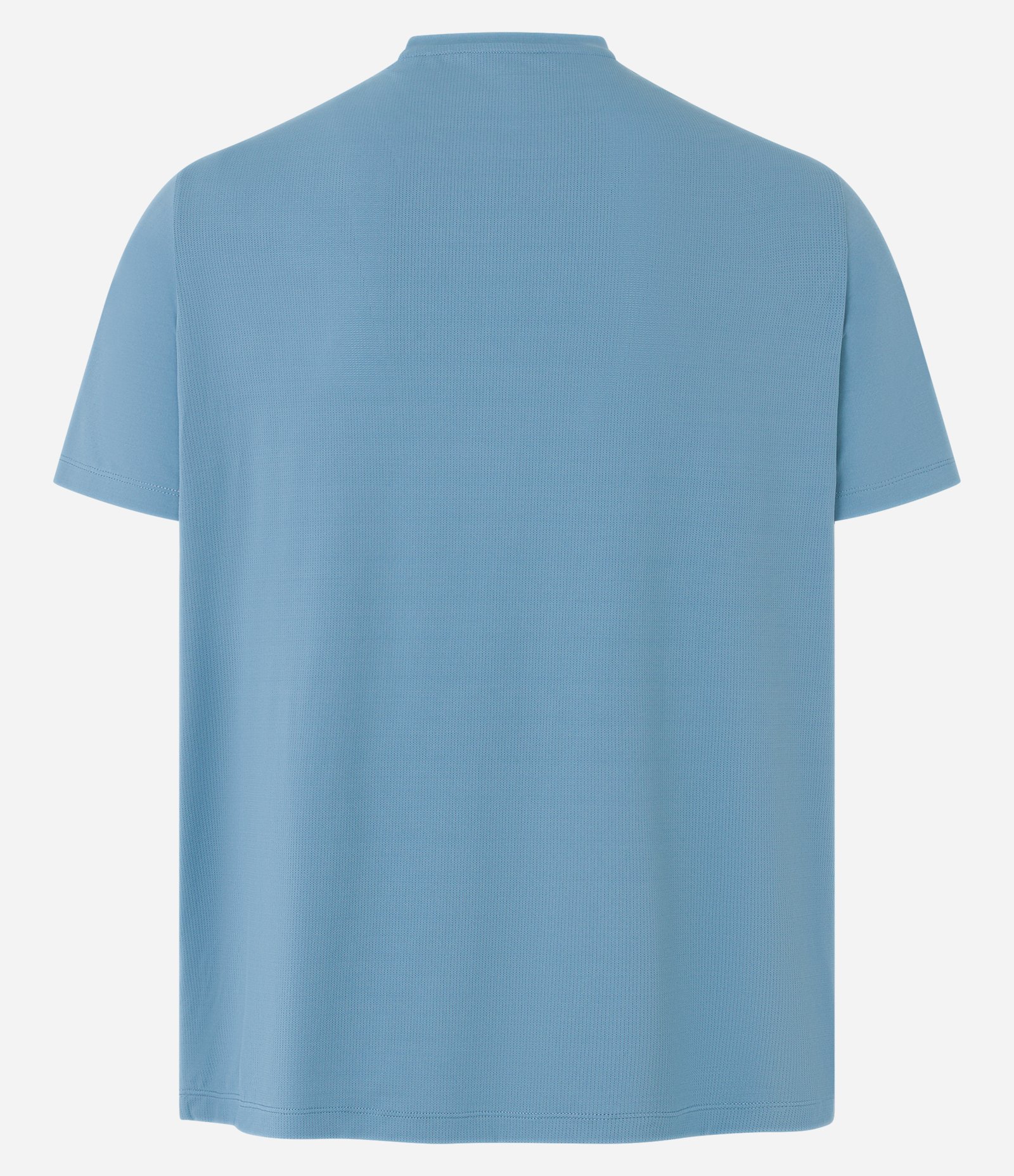 Camiseta Regular com Tecnologia Dry Estampa Localizada e Costas Respiráveis Azul 7