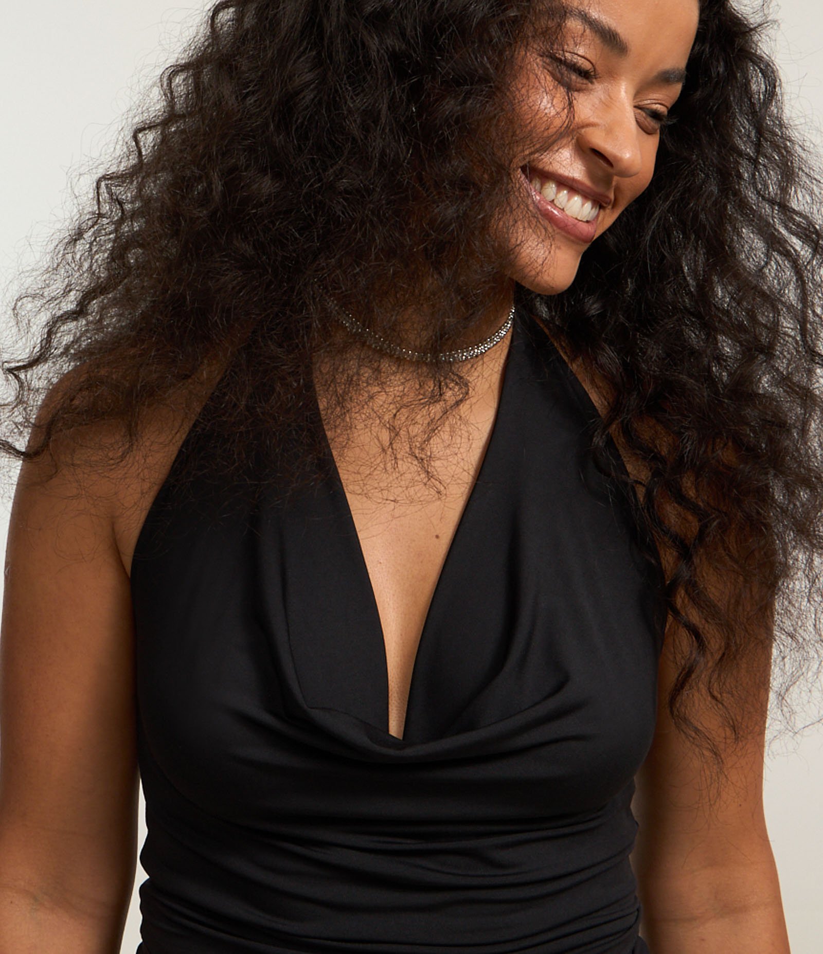 Blusa Frente única com Decote Degagê Preto 3