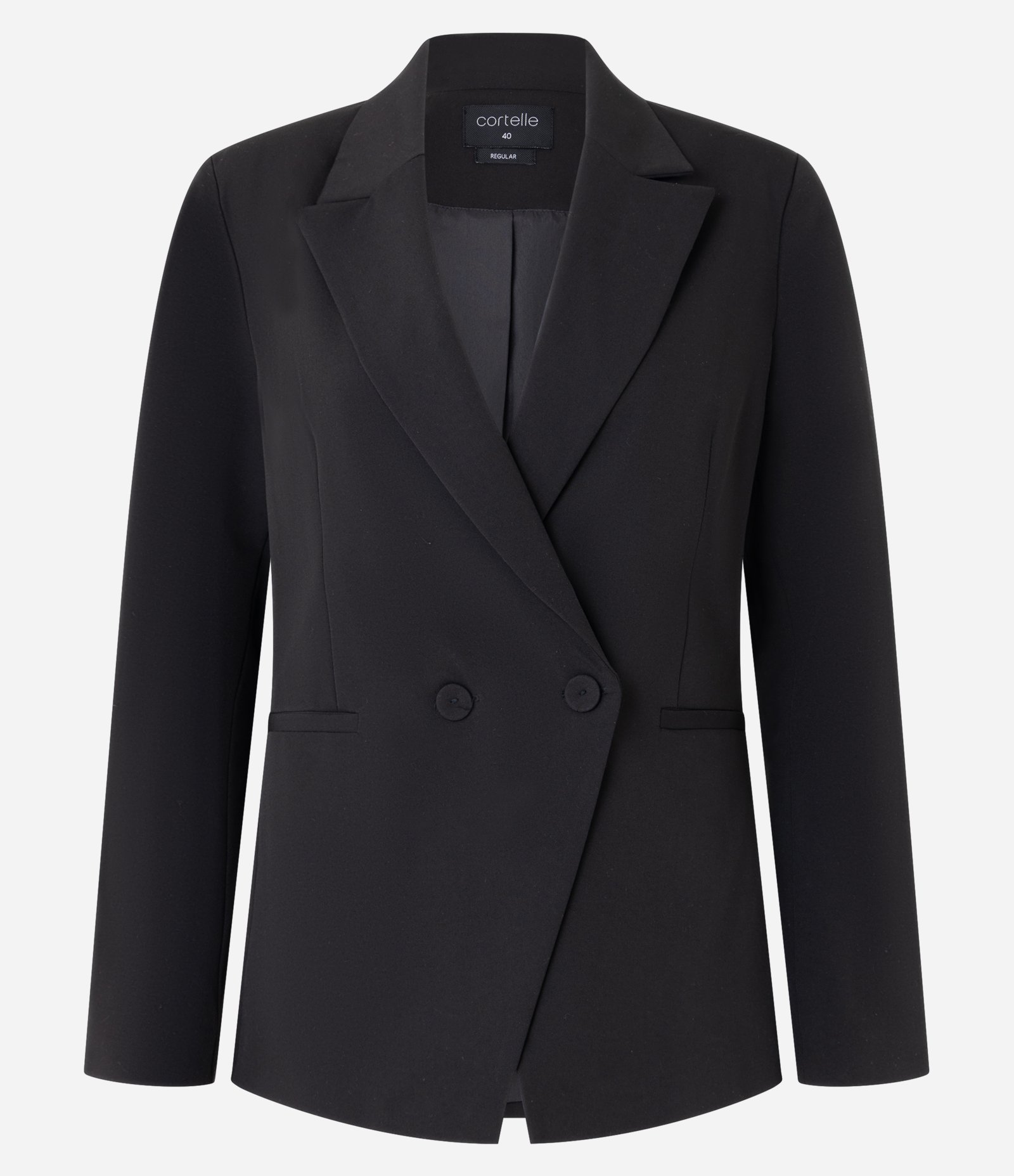 Blazer Alfaiatado com Transpasse com Botão Preto 6