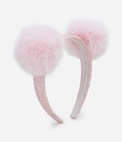 Tiara Infantil com Pompons - Tam Único