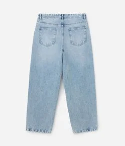 Calça Super Baggy em Jeans com Bolso Faca Frontal