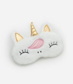 Máscara De Dormir Infantil Estampa Unicórnio - Tam Único