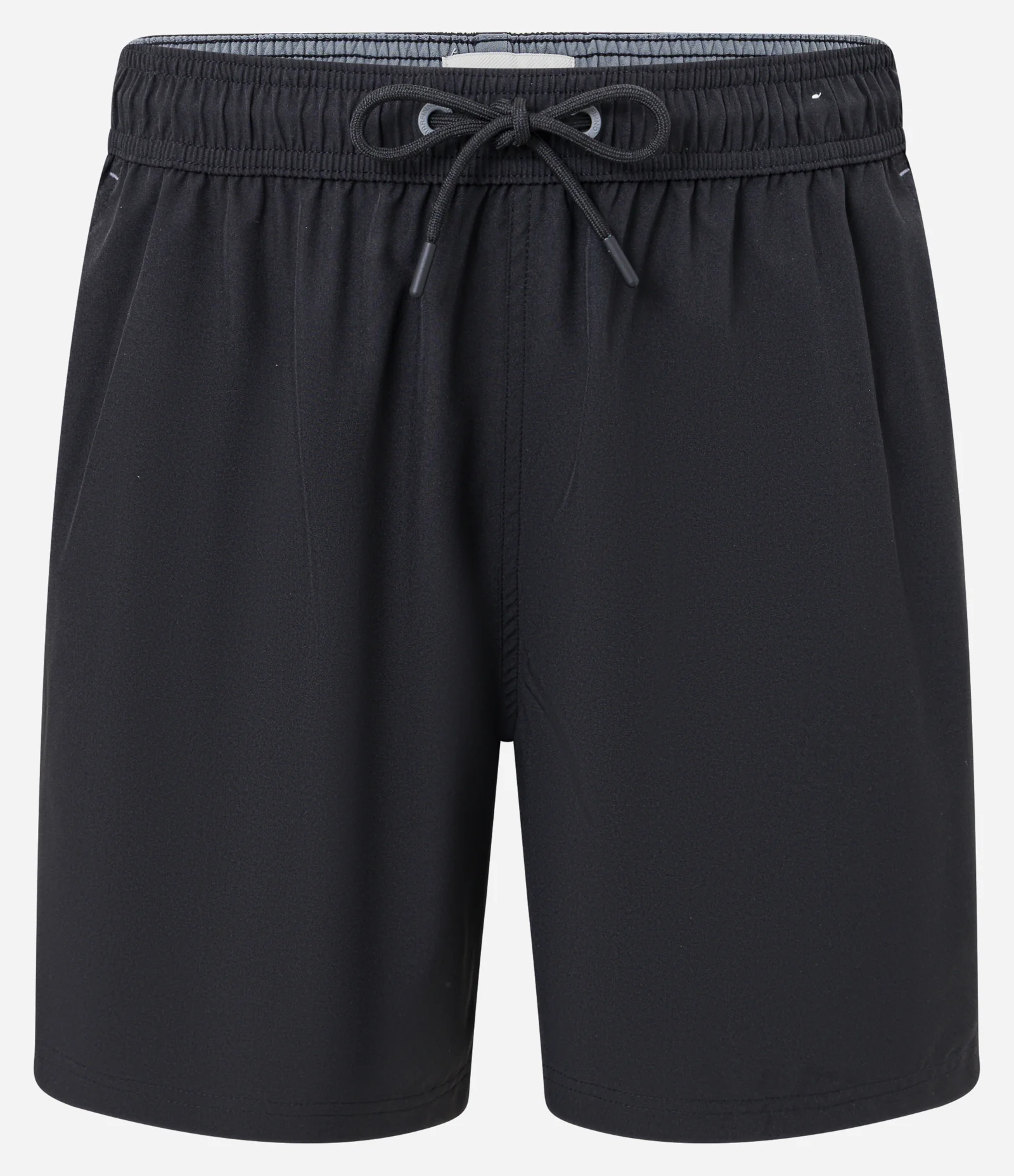 Bermuda Básica Lisa em Microfibra com Bolsos Preto 5