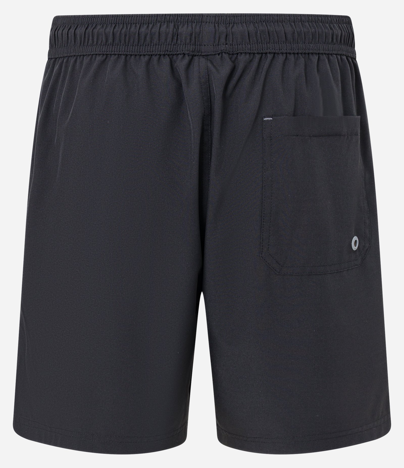 Bermuda Básica Lisa em Microfibra com Bolsos Preto 6