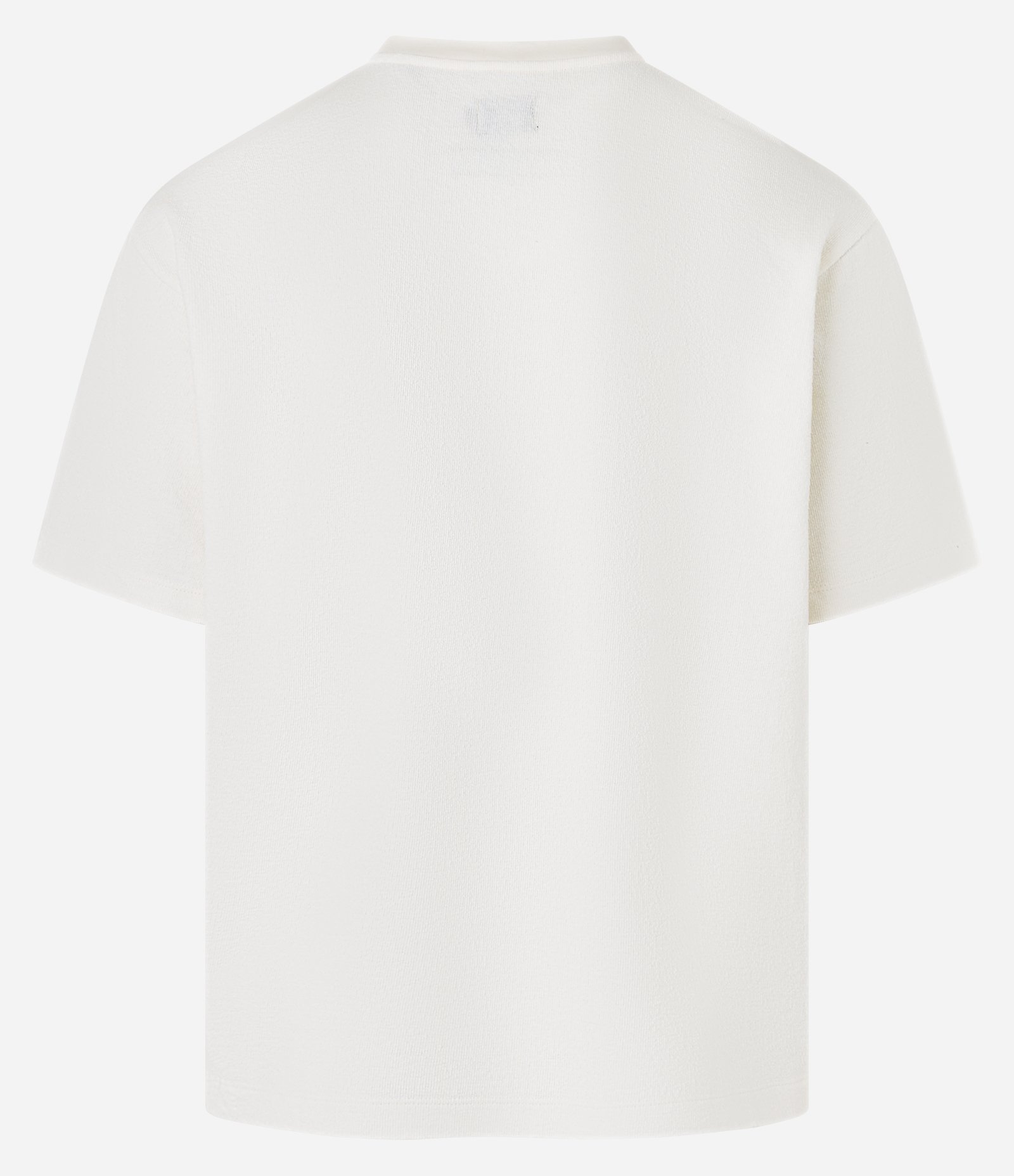 Camiseta Boxy em Algodão Texturizada Branco 9