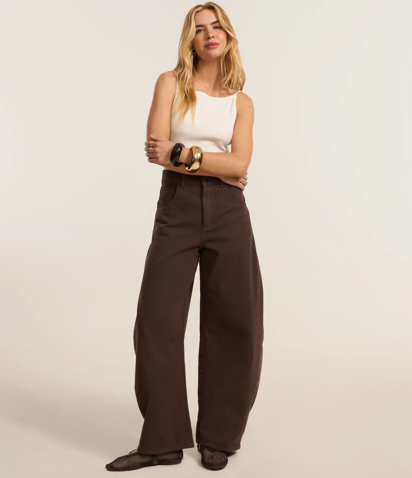 Body em Poliamida Seamless com Alças Finas Branco 2