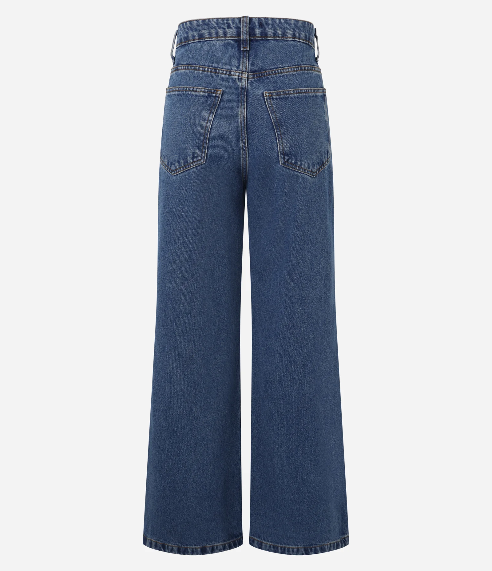 Calça Flare em Jeans com Cintura Alta Azul 2