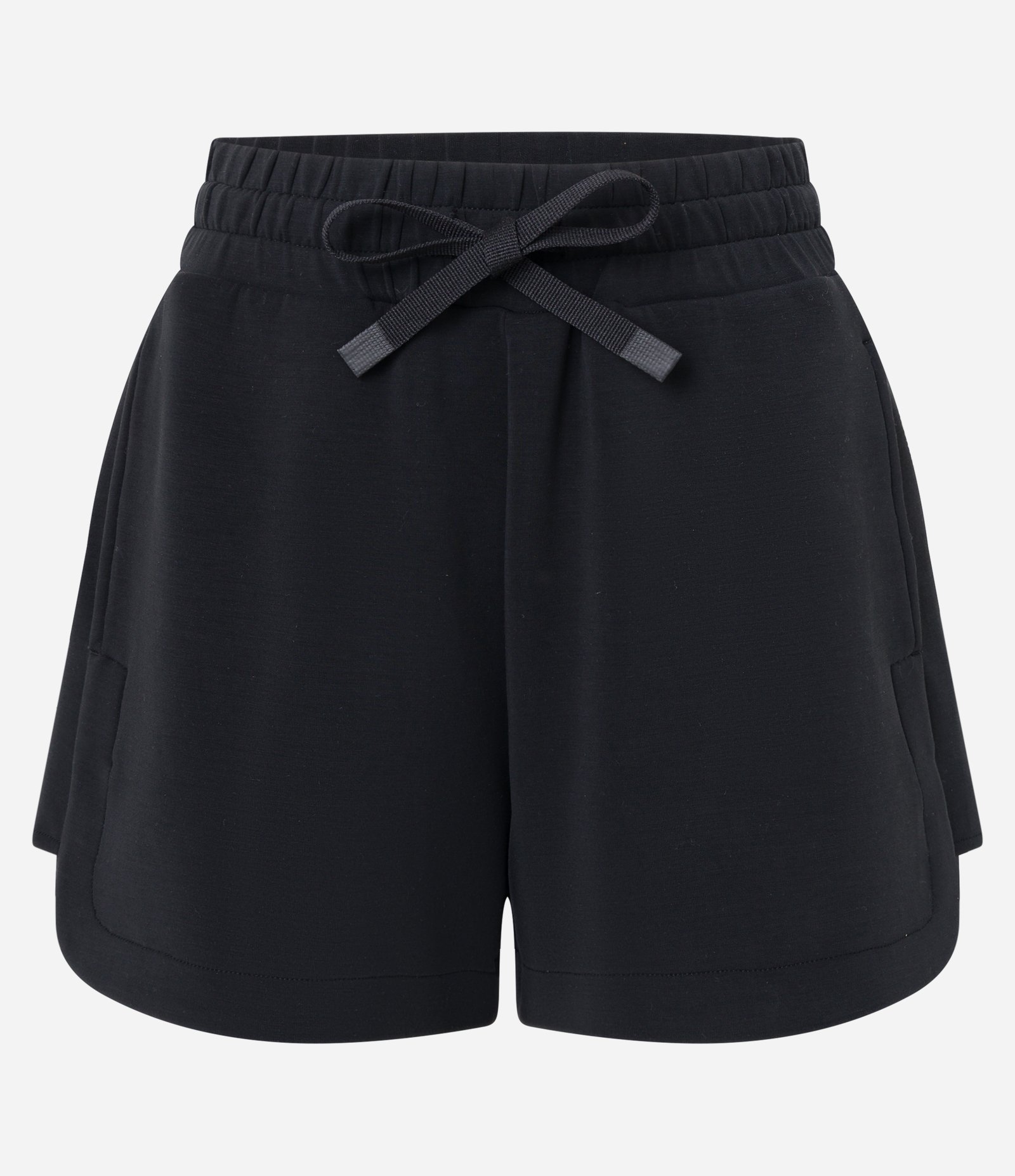 Bermuda Runner Esportiva com Amarração e Fenda Lateral Preto 6