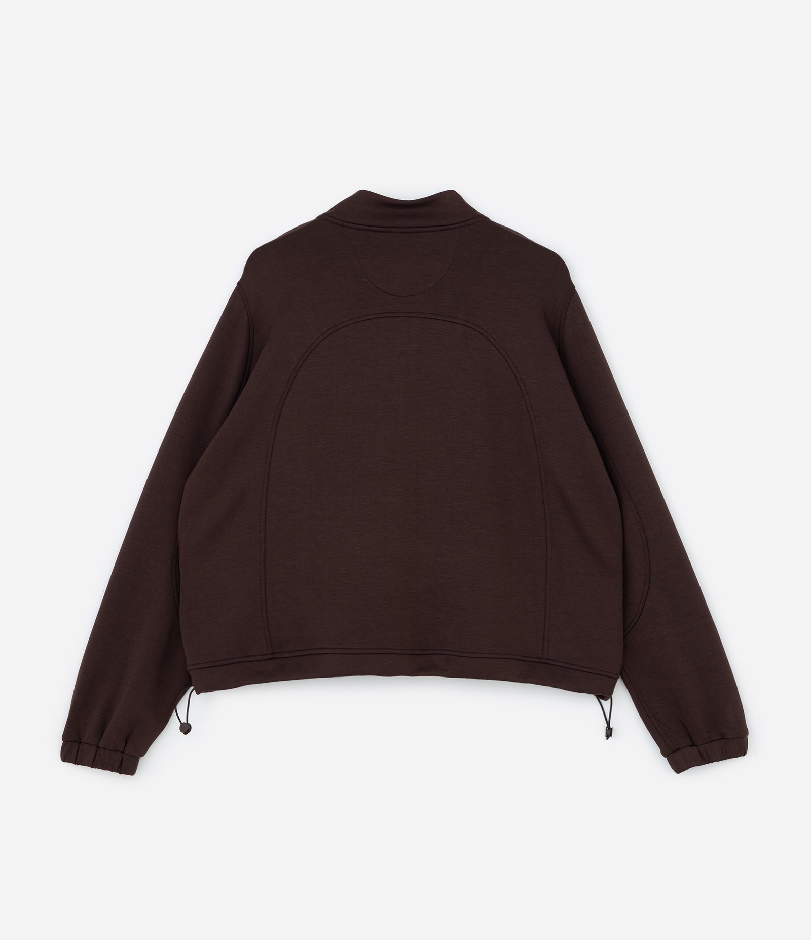 Jaqueta Fechada Esportiva com Regulador Lateral Curve & Plus Size Marrom 7