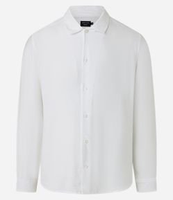 Camisa Comfort em Viscose com Textura