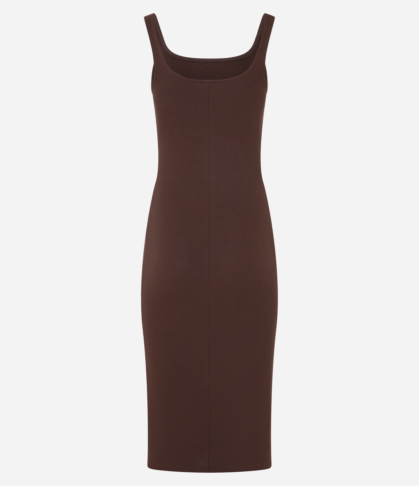 Vestido Midi Básico com Decote Quadrado 6