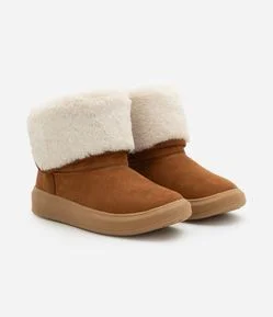 Bota Infantil com Forro de Pelinho - Tam 29 a 36