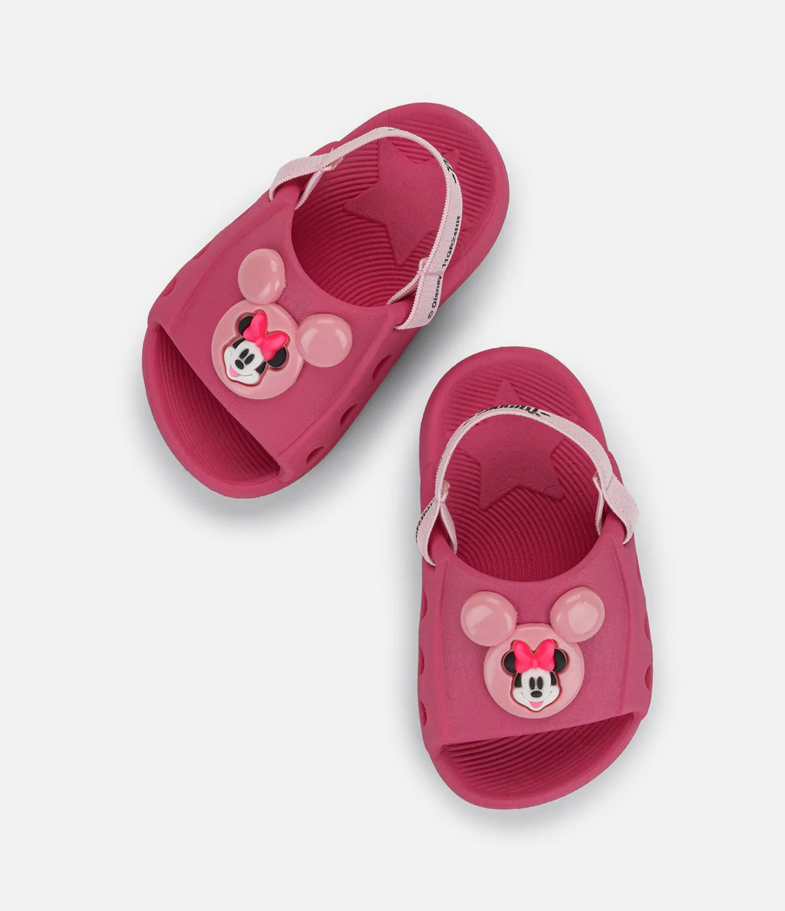 Chinelo Infantil com Patch Minnie - Tam 19 ao 25 Rosa 3