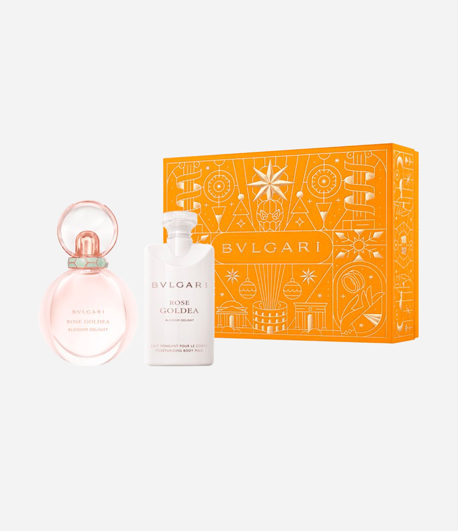 Coffret Bvlgari Perfume Rose Goldea Blossom Delight Eau de Parfum 50ml + Loção Corporal 75ml  KIT 1