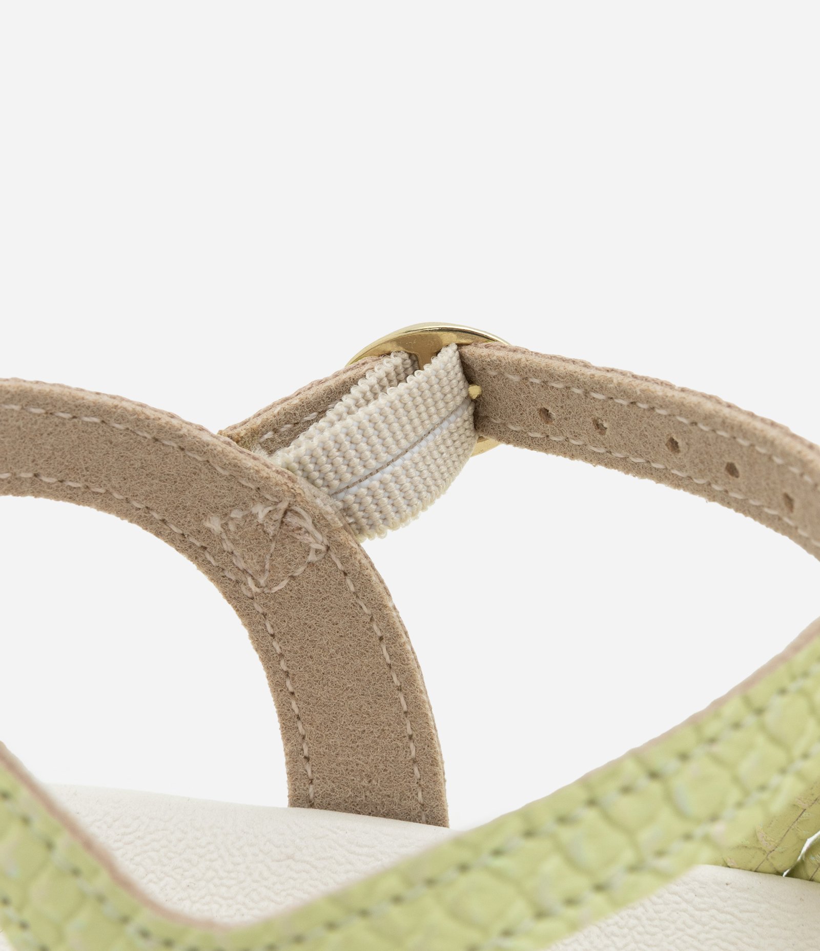 Sandália Infantil em PU com Tiras Trabalhadas - Tam 20 ao 25 Verde 5