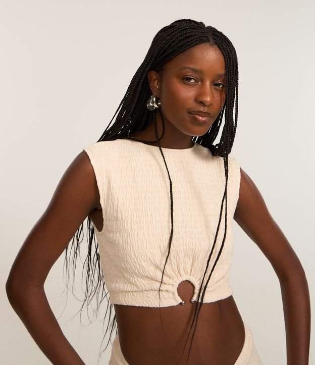 Cor: Bege | Tamanho: P