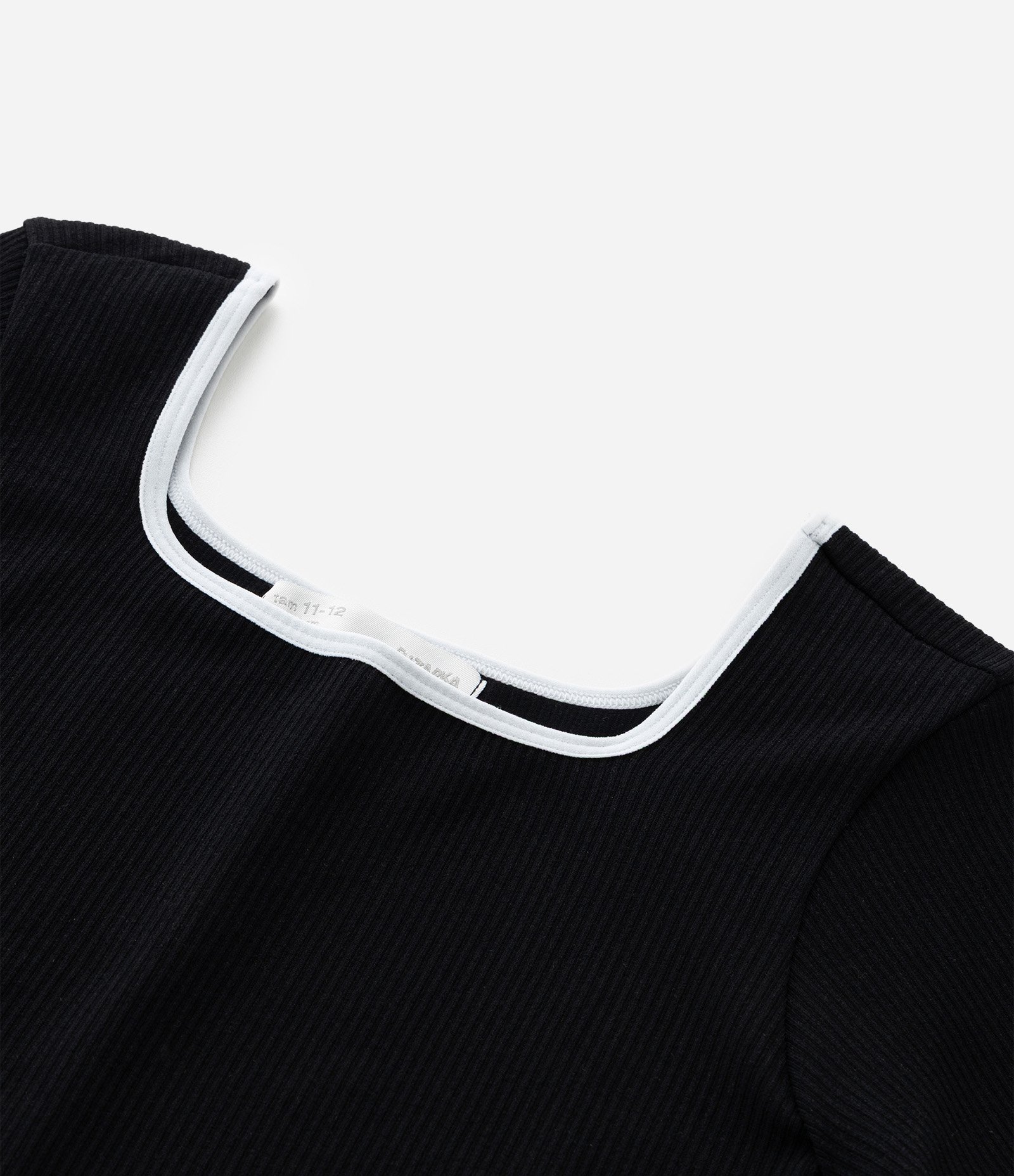 Camiseta Infantil Seamless Canelada - Tam 5 a 14 Anos Preto 6