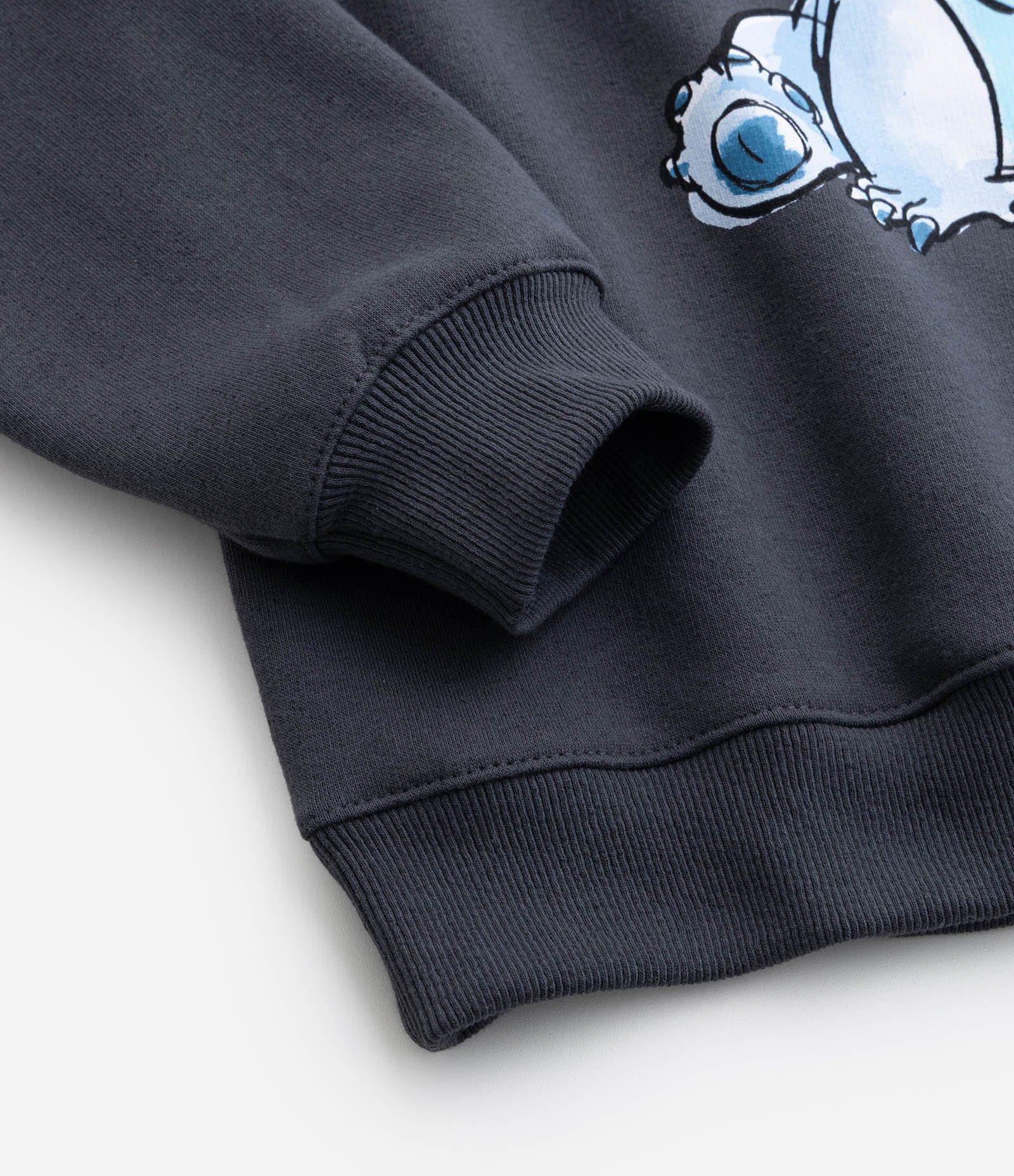 Casaco Infantil em Moletom com Estampa do Stitch - Tam 5 a 14 Anos Cinza Escuro 5