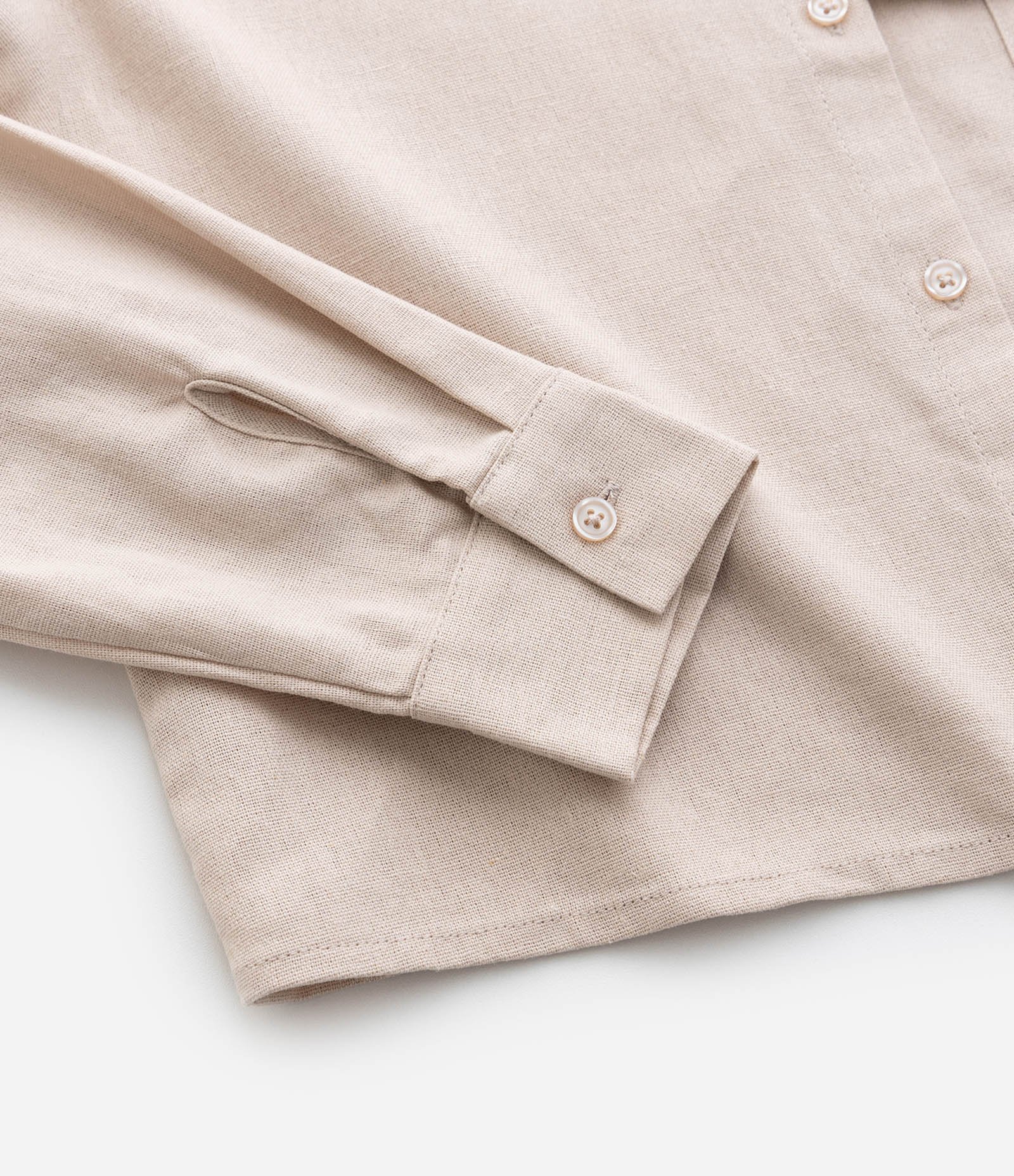 Camisa Infantil com Bolsinho - Tam 5 a 14 Anos Marrom 5