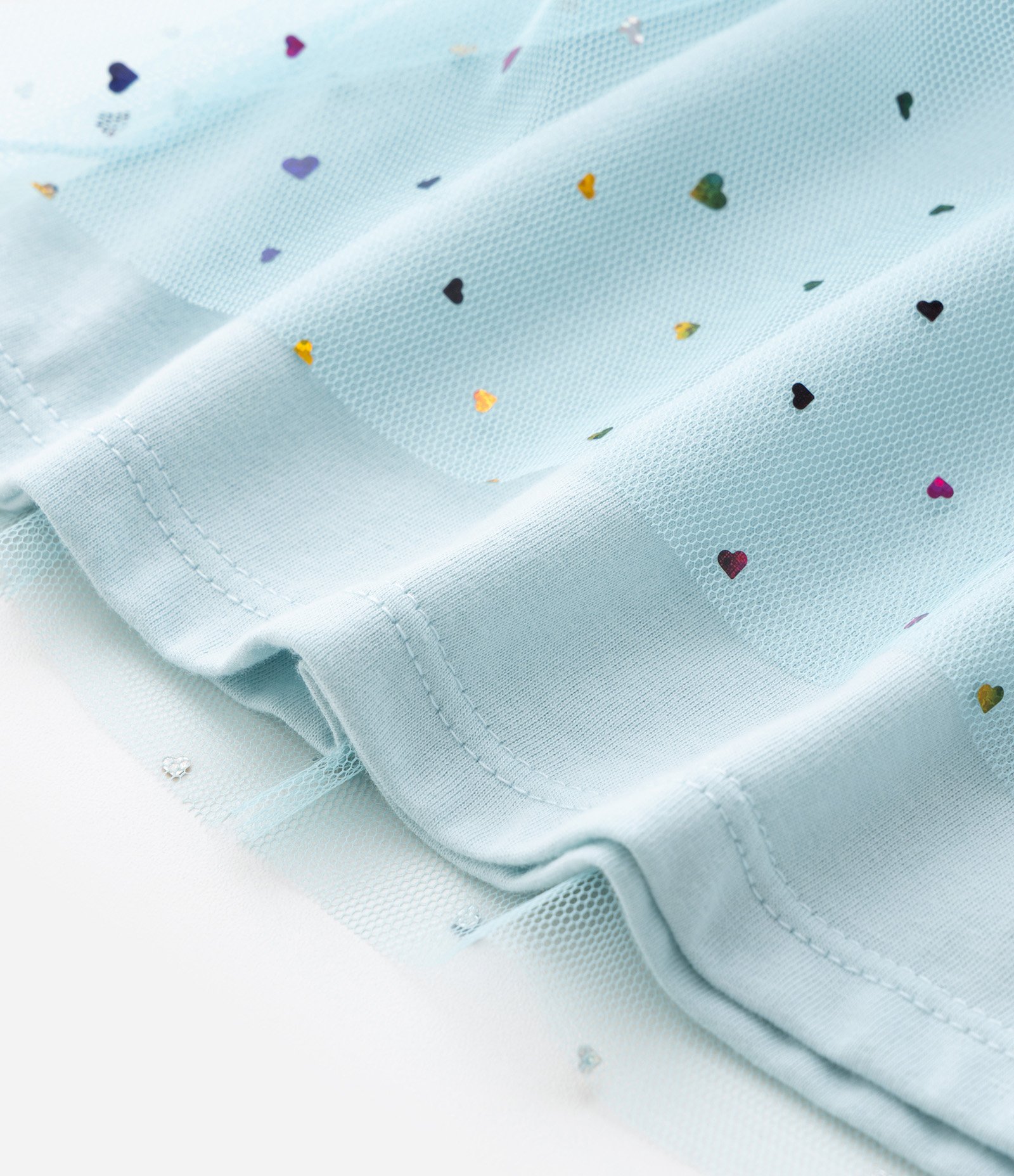 Vestido Infantil em Tule com Estampa Bluey - Tam 1 a 5 Anos Azul 4