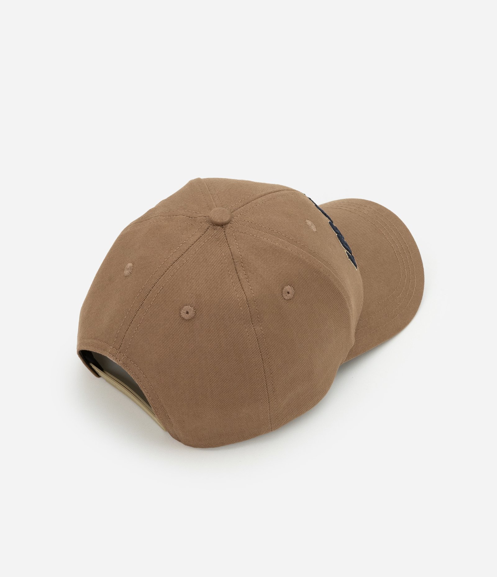 Boné em Sarja com Lettering Los Angeles Marrom 6