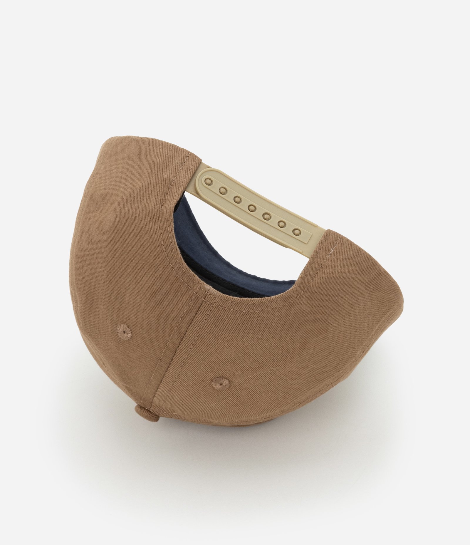 Boné em Sarja com Lettering Los Angeles Marrom 7