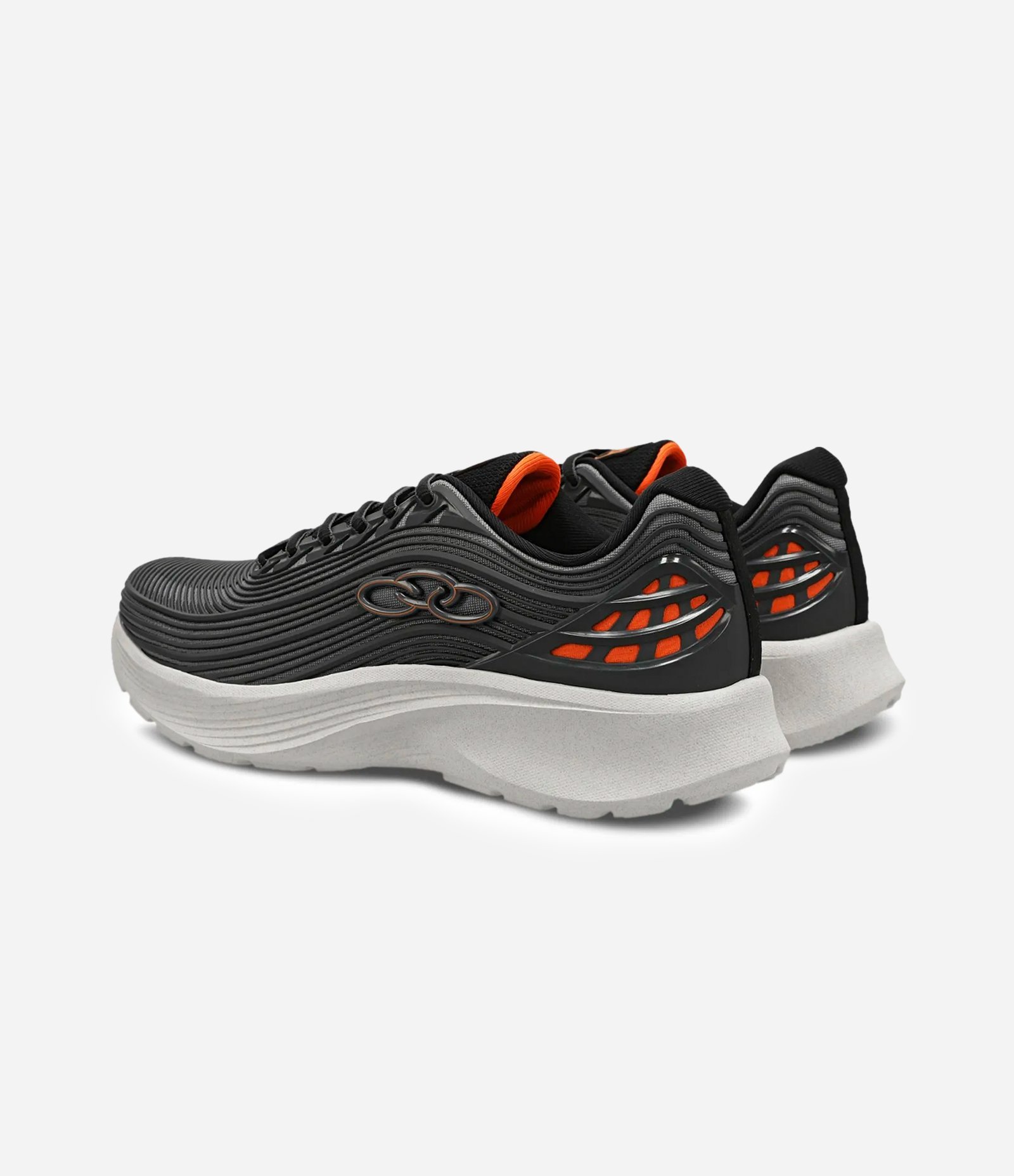 Tênis Olympikus Fluir com Textura Preto/Vermelho 3