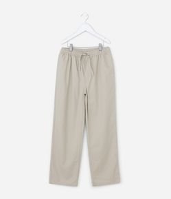 Calça Infantil Reta em Tricoline - Tam 5 a 14 Anos