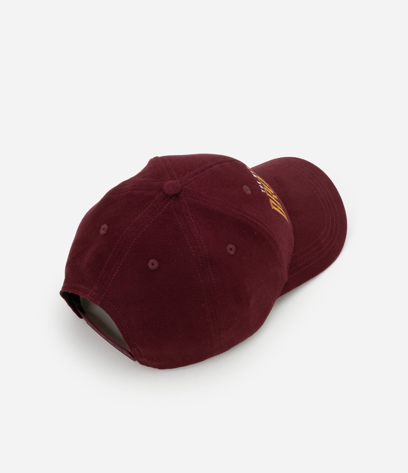 Boné em Sarja com Estampa Brooklyn Vermelho Vinho 6