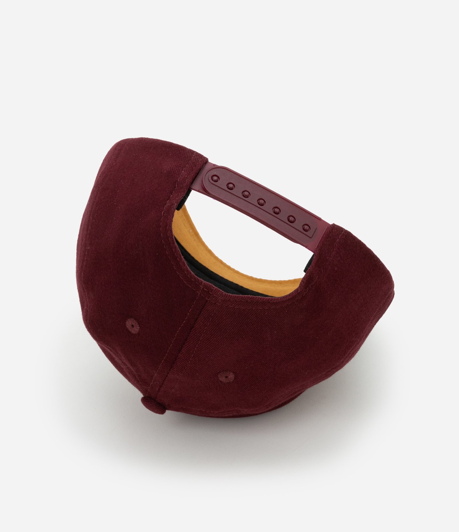 Boné em Sarja com Estampa Brooklyn Vermelho Vinho 7