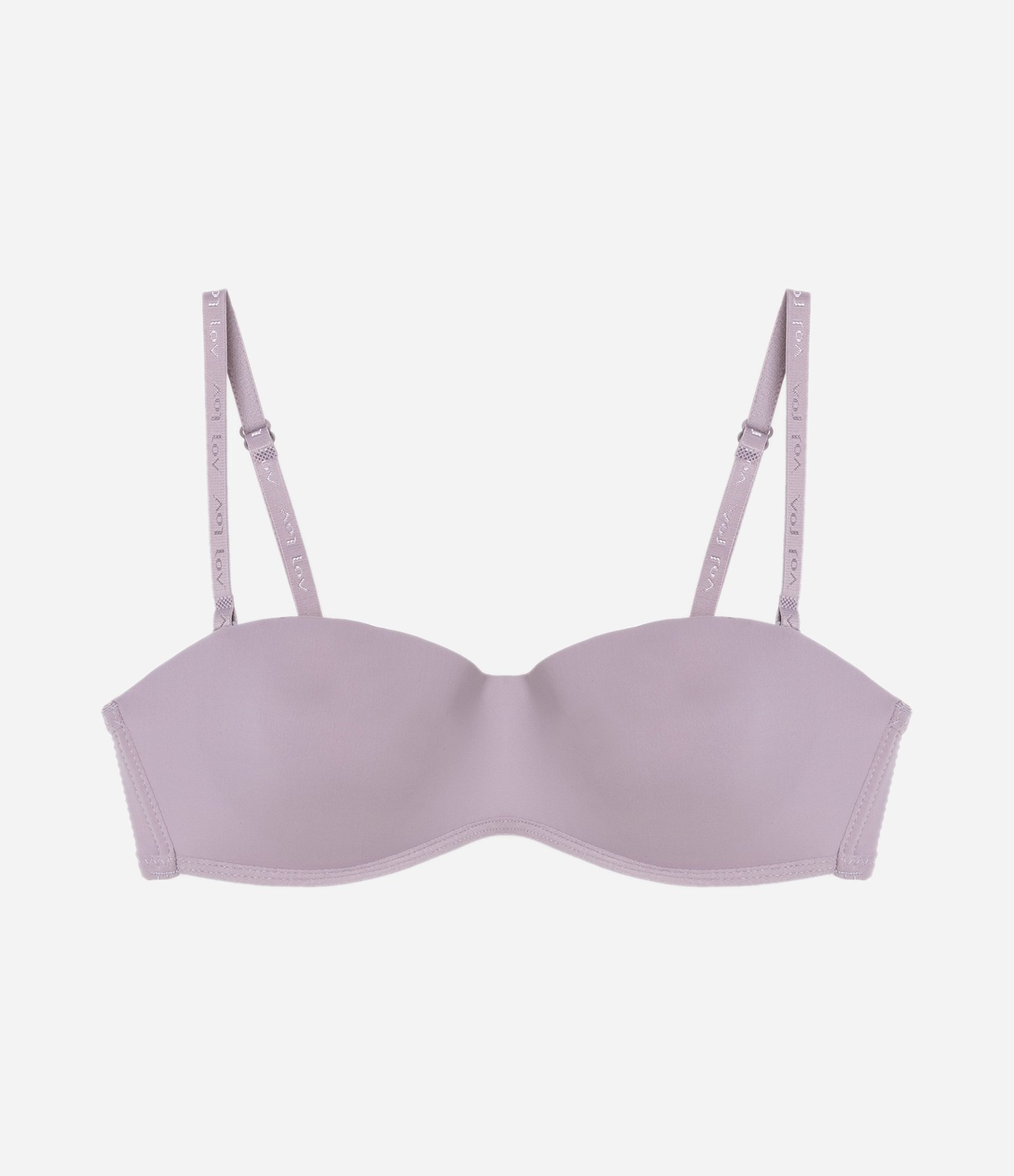 Sutiã Tomara que Caia em Poliamida com Bojo Oco e Alça Removível Lilás Neutro 6