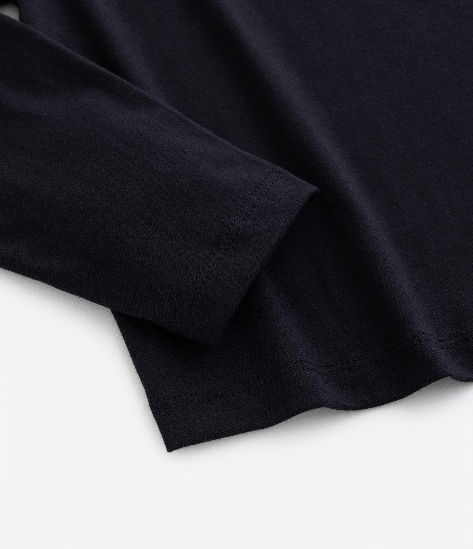 Camiseta Curta Infantil com Bordado Laço - Tam 5 a 14 Anos Preto 4