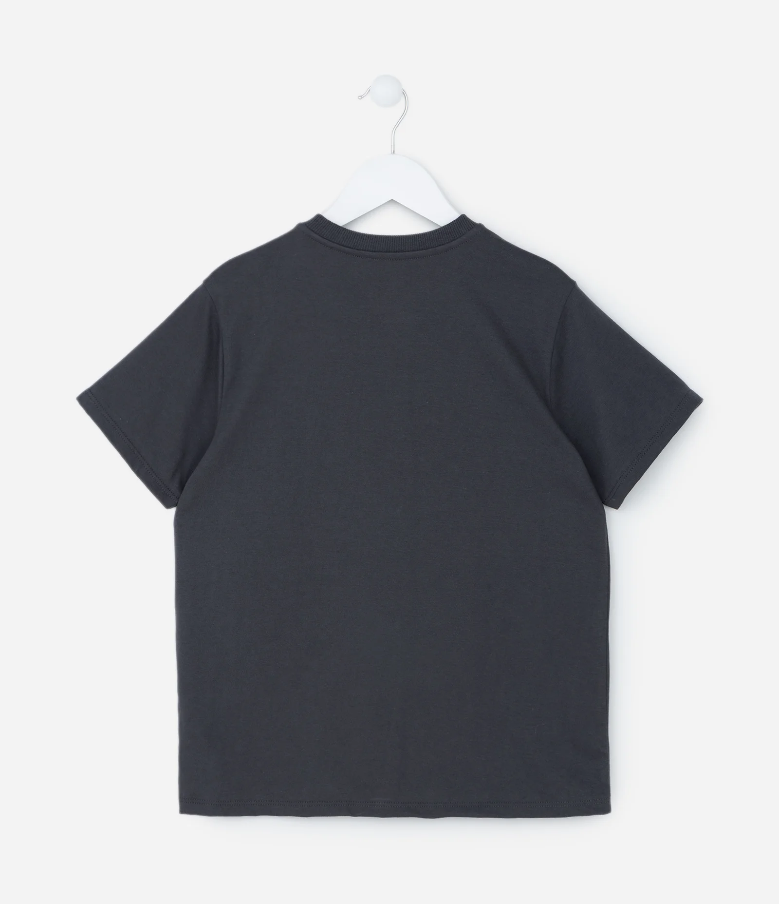 Camiseta Infantil com Estampa do Stitch - Tam 5 a 14 Anos Cinza 2