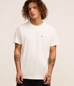 Camiseta Comfort em Algodão Estampa Surf Waves