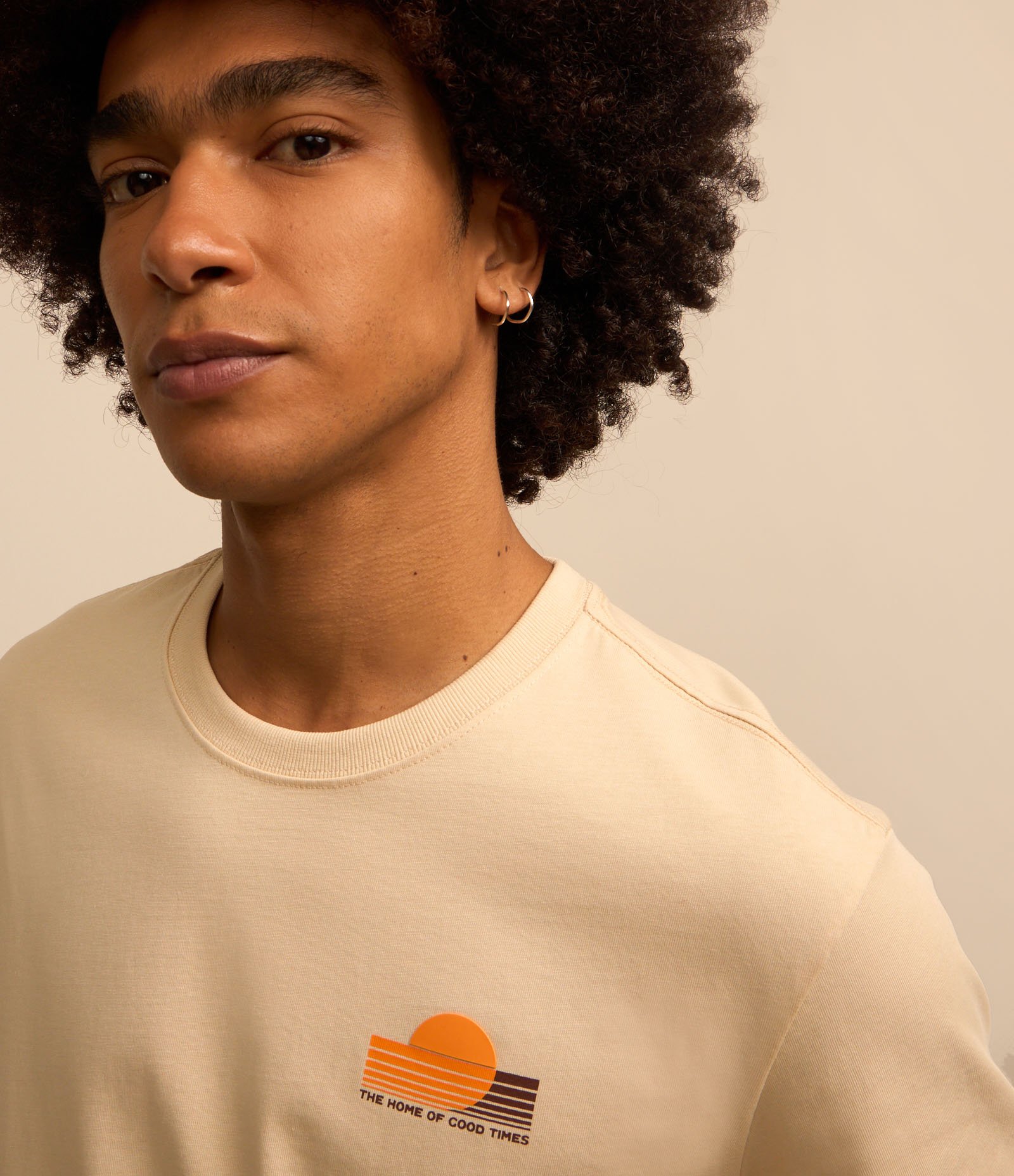 Camiseta Comfort com Estampa Surf Wild Life Outside Bege 3