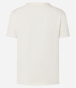 Blusa T-Shirt Regular em Cotton com Elastano
