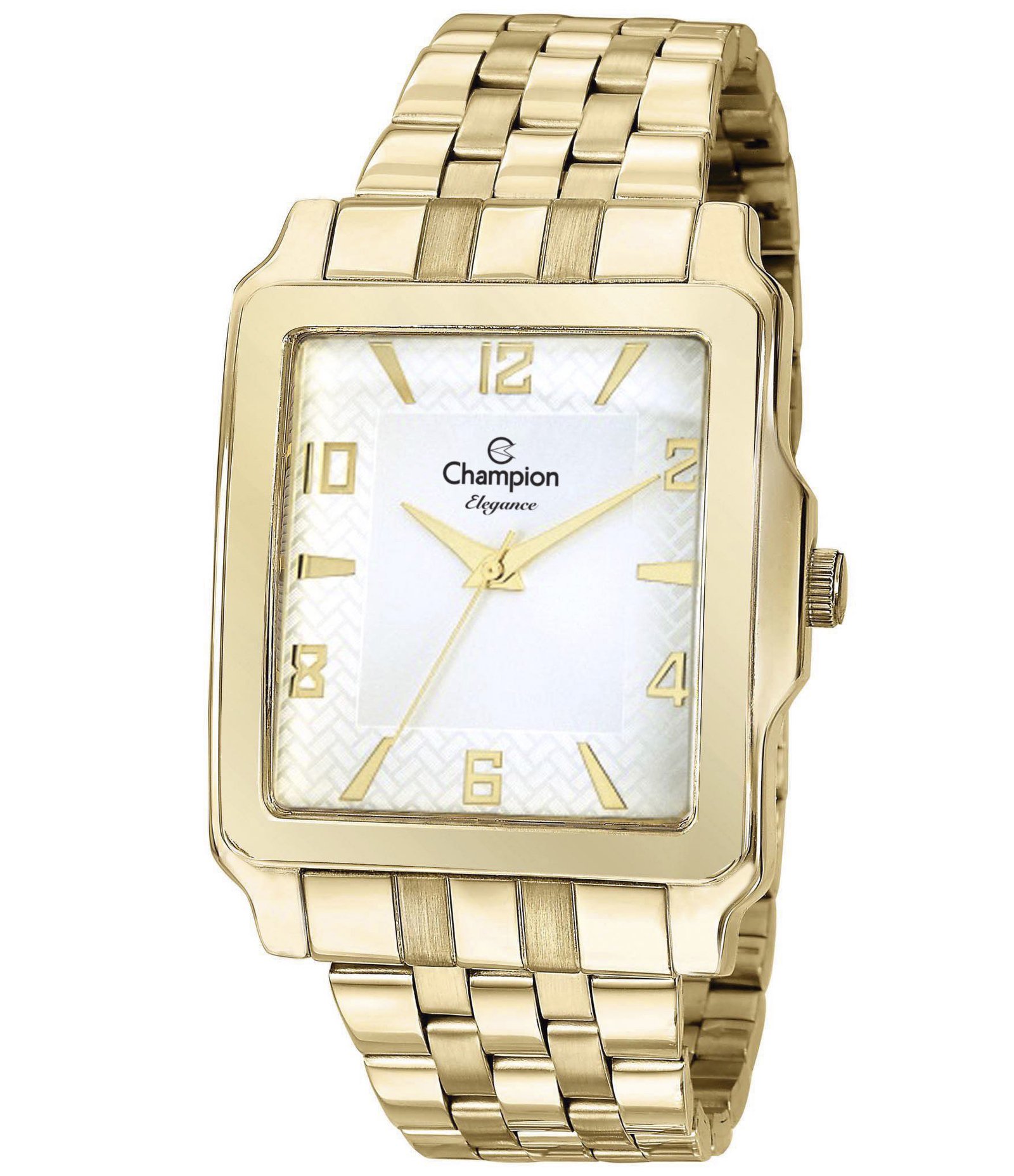 Kit Relógio Analógico Feminino Champion Dourado 1