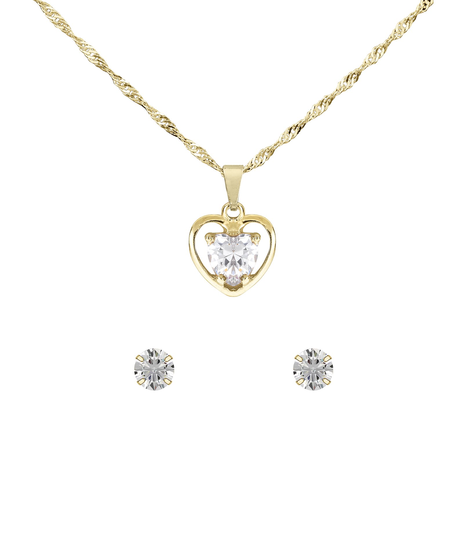 Kit Relógio Analógico Feminino Champion Dourado 4